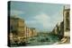 The Grand Canal Venice Looking East from the Campo Di San Vio-Canaletto-Premier Image Canvas