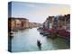 The Grand Canal, Venice, UNESCO World Heritage Site, Veneto, Italy, Europe-Amanda Hall-Premier Image Canvas