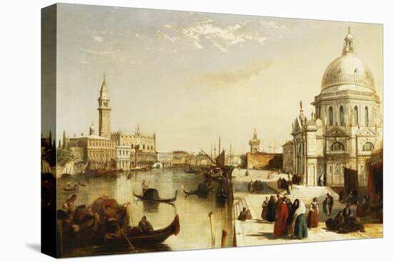 The Grand Canal with Santa Maria Della Salute, Venice-Edward Pritchett-Premier Image Canvas