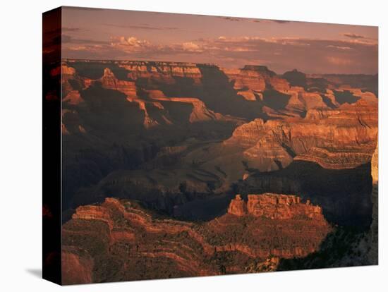 The Grand Canyon at Sunset from the South Rim, Unesco World Heritage Site, Arizona, USA-Tony Gervis-Premier Image Canvas