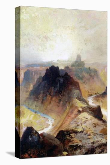 The Grand Canyon, Utah, 1874 (Oil on Paper)-Thomas Moran-Premier Image Canvas