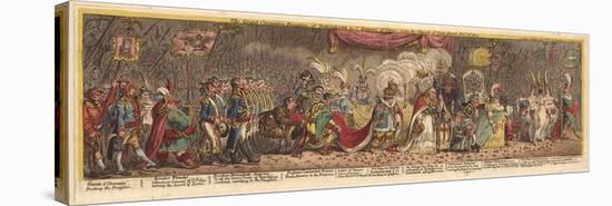The Grand Coronation Procession of Napoleon the 1st Emperor of France, 1805-James Gillray-Premier Image Canvas