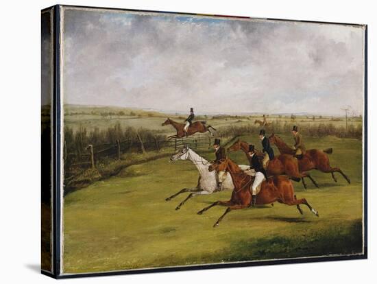 The Grand Leicestershire Steeplechase, March 12Th, 1829: the Field Becomes Select-Henry Thomas Alken-Premier Image Canvas