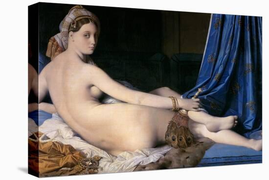 The Grand Odalisque-Jean-Auguste-Dominique Ingres-Premier Image Canvas