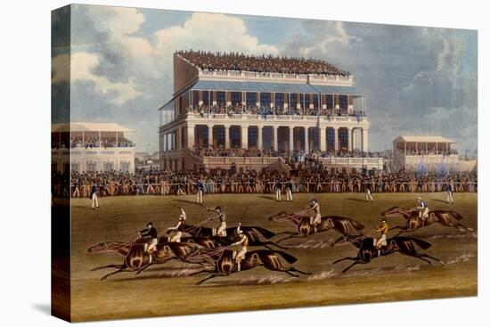 The Grand Stand at Epsom Races, Print Made by Charles Hunt, 1836-James Pollard-Premier Image Canvas