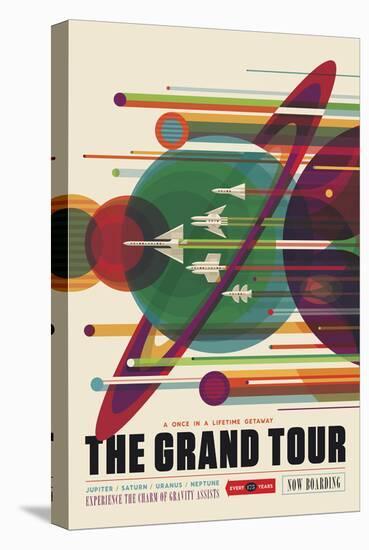 The Grand Tour-Vintage Reproduction-Stretched Canvas