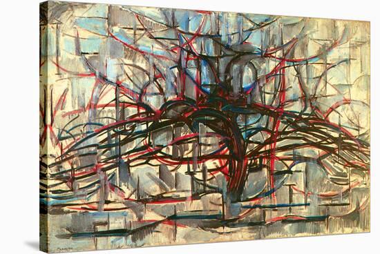 the Gray Tree 1912-Piet Mondrian-Stretched Canvas