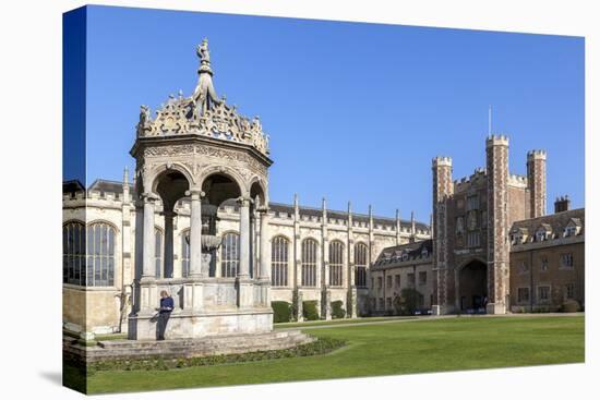 The Great Court, Trinity College, Cambridge, Cambridgeshire, England, United Kingdom, Europe-Charlie Harding-Premier Image Canvas