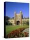 The Great Court, View to the Great Gate, Trinity College, Cambridge, Cambridgeshire, England, UK-Ruth Tomlinson-Premier Image Canvas