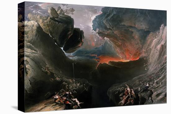 The Great Day of His Wrath, Engraved by Charles Mottram (1807-76), Published by Thomas Mclean,…-John Martin-Premier Image Canvas