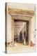 The Great Doorway of the Mosque of Santa Sophia, Constantinople-John Frederick Lewis-Premier Image Canvas