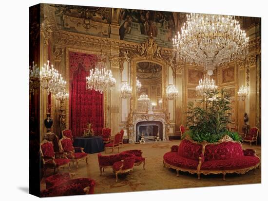 The Great Drawing Room of the Napoleon Iii Apartments, C.1861 (Colour Photo)-null-Premier Image Canvas