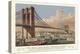 The Great East River Suspension Bridge, 1877-null-Stretched Canvas