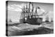 The Great Eastern Playing Out the Atlantic Telegraph Cable, C1865-null-Premier Image Canvas