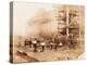 The Great Eastern under Construction, 19th Century-Robert Howlett-Premier Image Canvas