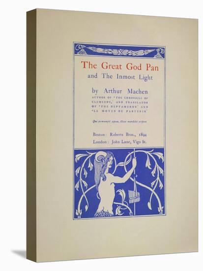 The Great God Pan-Aubrey Beardsley-Premier Image Canvas