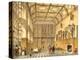 The Great Hall, Hatfield, Berkshire, 1600, Illustration from 'Architecture of the Middle Ages',…-Joseph Nash-Premier Image Canvas
