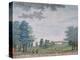 The Great House and Park at Chawton, circa 1700 (Gouache)-null-Premier Image Canvas