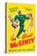 THE GREAT MCGINTY, US poster art, 1940.-null-Stretched Canvas