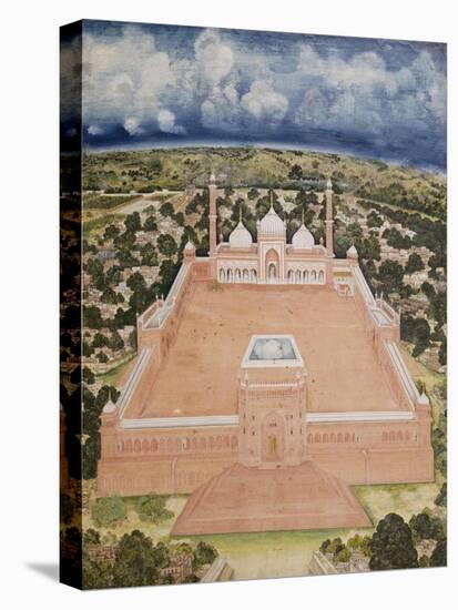 The Great Mosque, Delhi, Company School, Mid 19th Century-null-Premier Image Canvas
