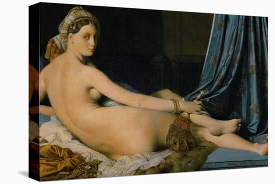 The Great Odalisque, 1814-Jean-Auguste-Dominique Ingres-Premier Image Canvas