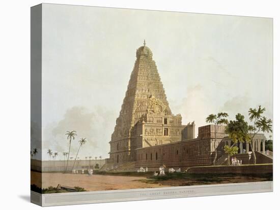 The Great Pagoda, Tanjore, Plate XXIV from Oriental Scenery, Published 1798-Thomas & William Daniell-Premier Image Canvas