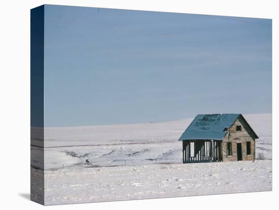 The Great Plains Under Snow, New Mexico, USA-Occidor Ltd-Premier Image Canvas