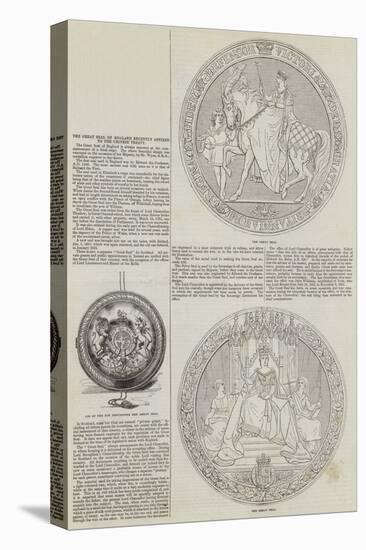 The Great Seal of England Recently Affixed to the Chinese Treaty-null-Premier Image Canvas