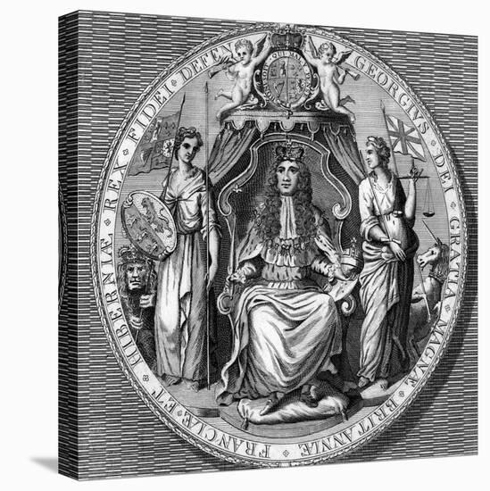 The Great Seal of King George I-Vandroit-Premier Image Canvas