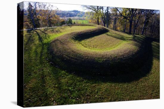 The Great Serpent Mound, a Prehistoric Effigy Mound on a Plateau, Ohio-Richard Wright-Premier Image Canvas