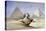 'The Great Sphinx and Pyramids at Gizeh' (Watercolour)-David Roberts-Premier Image Canvas