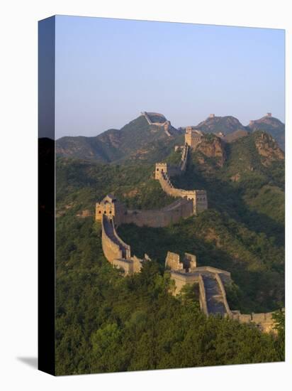 The Great Wall, Near Jing Hang Ling, Unesco World Heritage Site, Beijing, China-Adam Tall-Premier Image Canvas