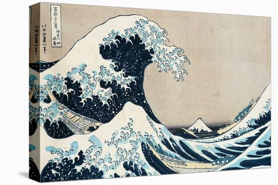 The Great Wave Off Kanagawa, from the Series "36 Views of Mt. Fuji" ("Fugaku Sanjuokkei")-Katsushika Hokusai-Premier Image Canvas