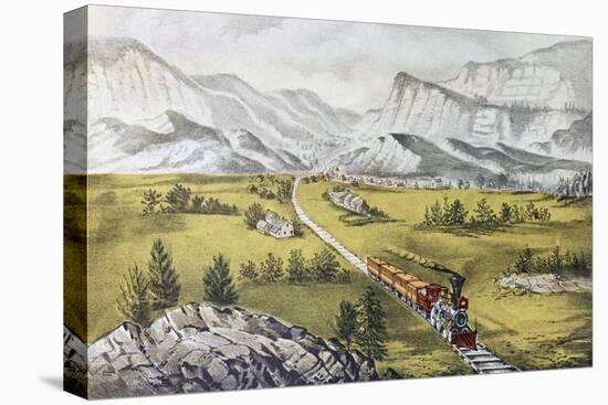 The Great West-Currier & Ives-Premier Image Canvas
