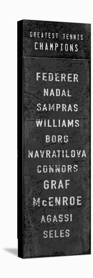 The Greatest Tennis Champions-The Vintage Collection-Stretched Canvas