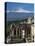 The Greek Amphitheatre and Mount Etna, Taormina, Sicily, Italy, Europe-Stuart Black-Premier Image Canvas