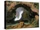 The Grotto of Neptune in Tivoli, 1812-Johann Martin von Rohden-Premier Image Canvas