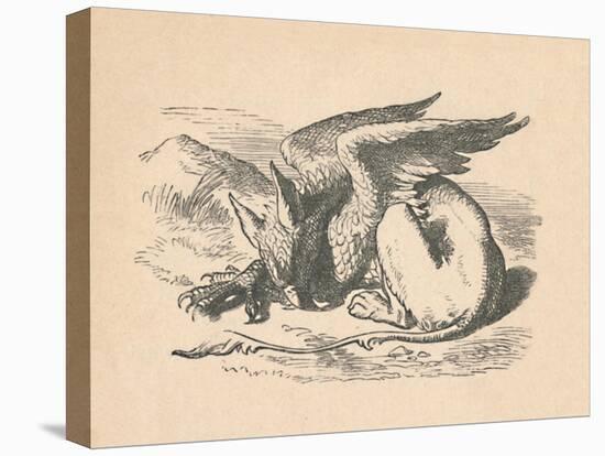 'The Gryphon asleep in the sun', 1889-John Tenniel-Premier Image Canvas