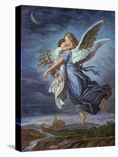 The Guardian Angel-Wilhelm Von Kaulbach-Premier Image Canvas