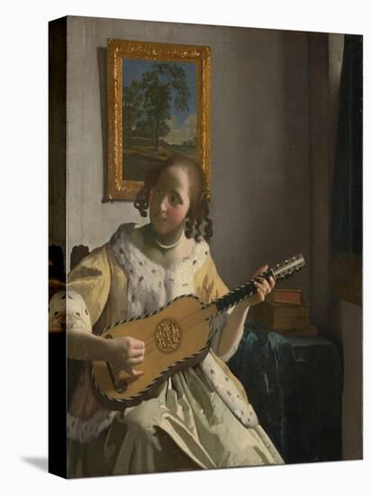 The Guitar Player. 1672-Johannes Vermeer-Premier Image Canvas