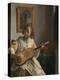 The Guitar Player. 1672-Johannes Vermeer-Premier Image Canvas