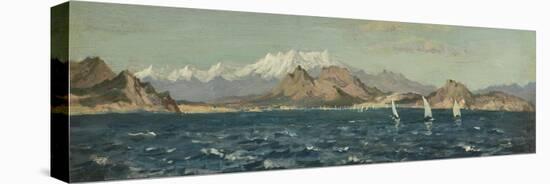 The Gulf of Rosas (Oil on Board)-Henry Moore-Premier Image Canvas