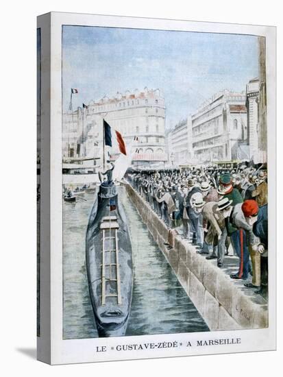 The Gustave-Zede Arrives in Marseilles, 1901-null-Premier Image Canvas
