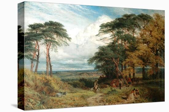 The Gypsy's Encampment and Nottingham from Wilford Hill, 1853-Henry Dawson-Premier Image Canvas