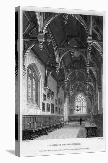 The Hall of Wadham College, Oxford University, 1836-John Le Keux-Premier Image Canvas