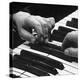 The Hands of Pianist Josef Hofmann on Piano Keyboard-Gjon Mili-Premier Image Canvas