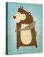 The Happy Bear-John Golden-Stretched Canvas