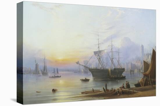 The Harbor at North Shields-Joseph Crawhall-Premier Image Canvas