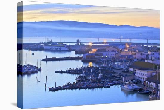 The Harbour at Dawn, Tangier, Morocco, North Africa, Africa-Neil Farrin-Premier Image Canvas