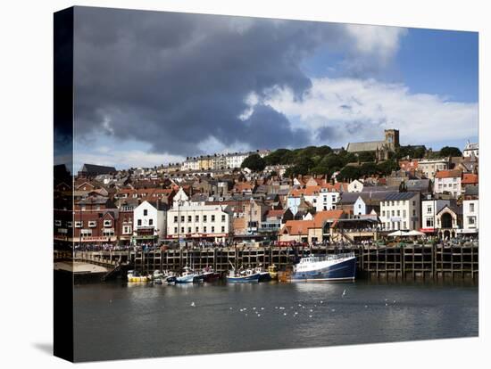 The Harbour at Scarborough, North Yorkshire, Yorkshire, England, United Kingdom, Europe-Mark Sunderland-Premier Image Canvas